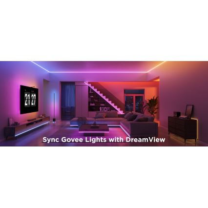 Govee - LED RGBICW Himmennettävä nauha COB 3780 diodes 3m Wi-Fi Matter