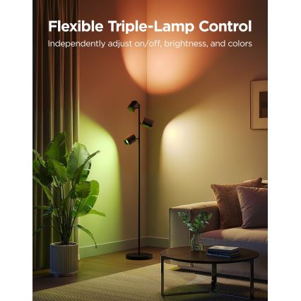 Govee - LED RGBICWW Himmennettävä lattiavalaisin TREE MATTER LED/48W/230V Wi-Fi