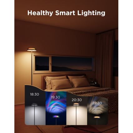 Govee - LED RGBICWW Himennettävä lattiavalaisin UPLIGHTER MATTER LED/24W/230V Wi-Fi