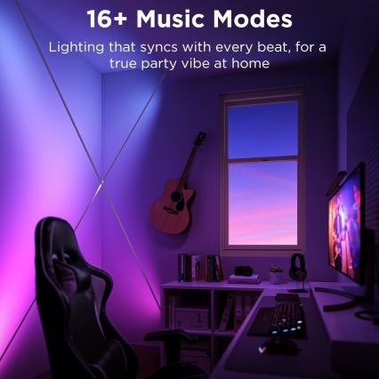 Govee - LED RGBICWW riippuva LED-nauha/36W/24V 4m Skyline Matter Wi-Fi