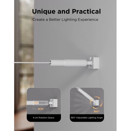 Govee - LED RGBICWW riippuva LED-nauha/36W/24V 4m Skyline Matter Wi-Fi