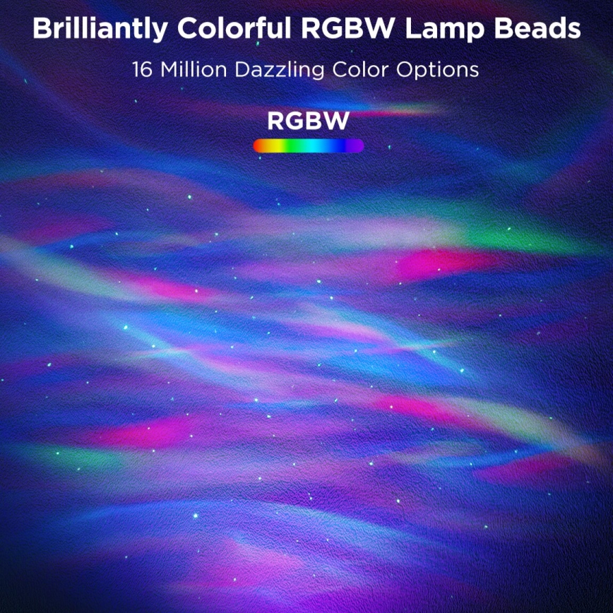 Govee - LED RGBW Galaxy Valaistusprojektori Pro Wi-Fi Matter