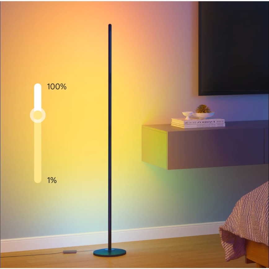 Govee - LED RGBW himmennettävä lattiavalaisin LITE MATTER LED/24W/230V Wi-Fi