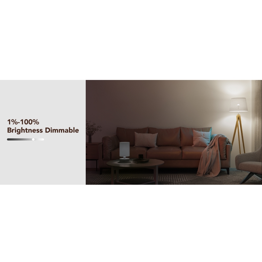 Govee - LED RGBWW Himmennettävä lamppu Smart E27/12W/230V 2700-6500K Wi-Fi