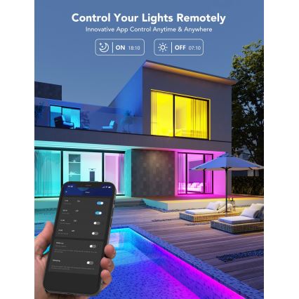 Govee - LED RGBWW Himmennettävä lamppu Smart E27/9W/230V 2700-6500K Wi-Fi