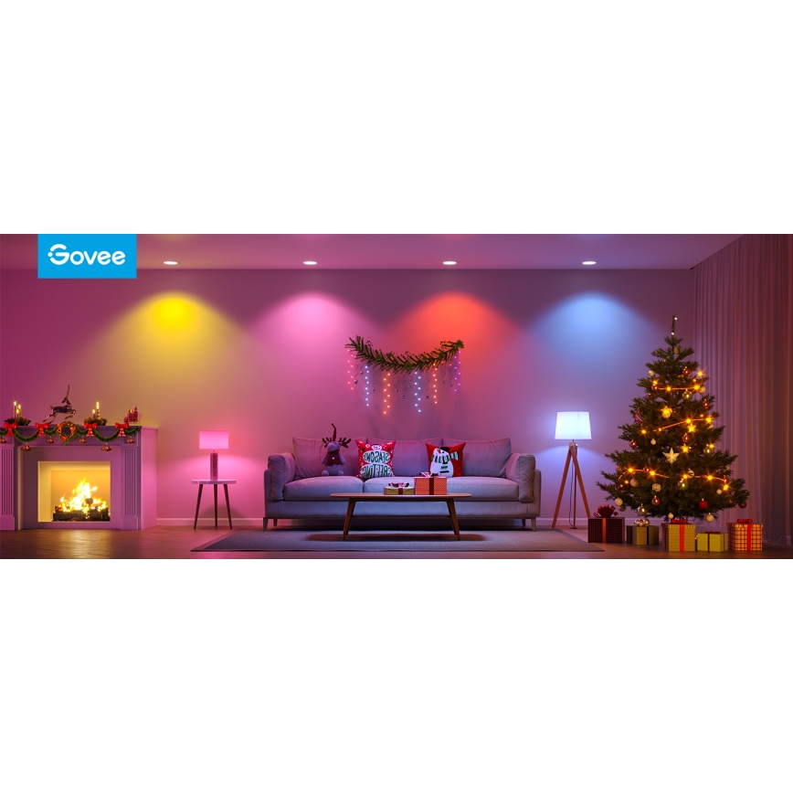 Govee - LED RGBWW Himmennettävä lamppu Smart E27/9W/230V 2700-6500K Wi-Fi