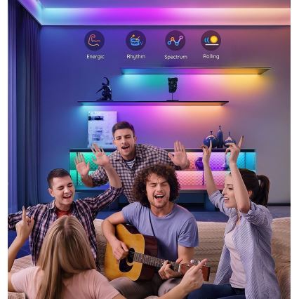 Govee - M1 PRO PREMIUM Smart RGBICW+ LED-nauha 2m Wi-Fi Matter