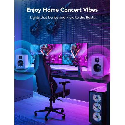 Govee - M1 PRO PREMIUM Smart RGBICW+ LED-nauha 2m Wi-Fi Matter