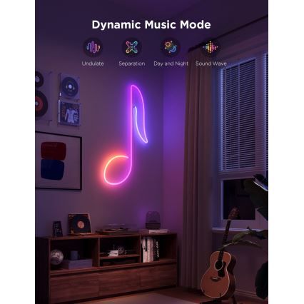 Govee - Neon 2 MATTER taivutettava LED-nauha 3m RGBIC Wi-Fi IP67