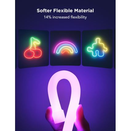Govee - Neon 2 MATTER taivutettava LED-nauha 5m RGBIC Wi-Fi IP67
