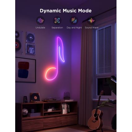 Govee - Neon 2 MATTER taivutettava LED-nauha 5m RGBIC Wi-Fi IP67