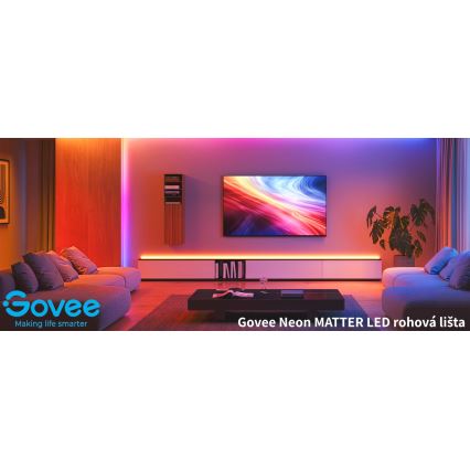 Govee - Neon MATTER LED kulmakisko 5m RGBIC Wi-Fi