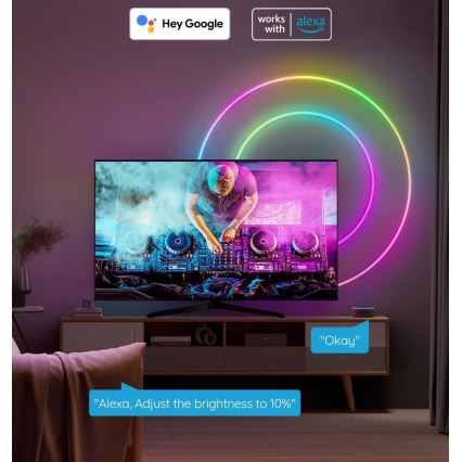 Govee - Neon SMART taivutettava LED-nauha RGBIC 2m Wi-Fi IP67