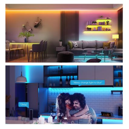 Govee - RGB-himennettävä nauha SMART LED/36W/24V 10m Wi-Fi