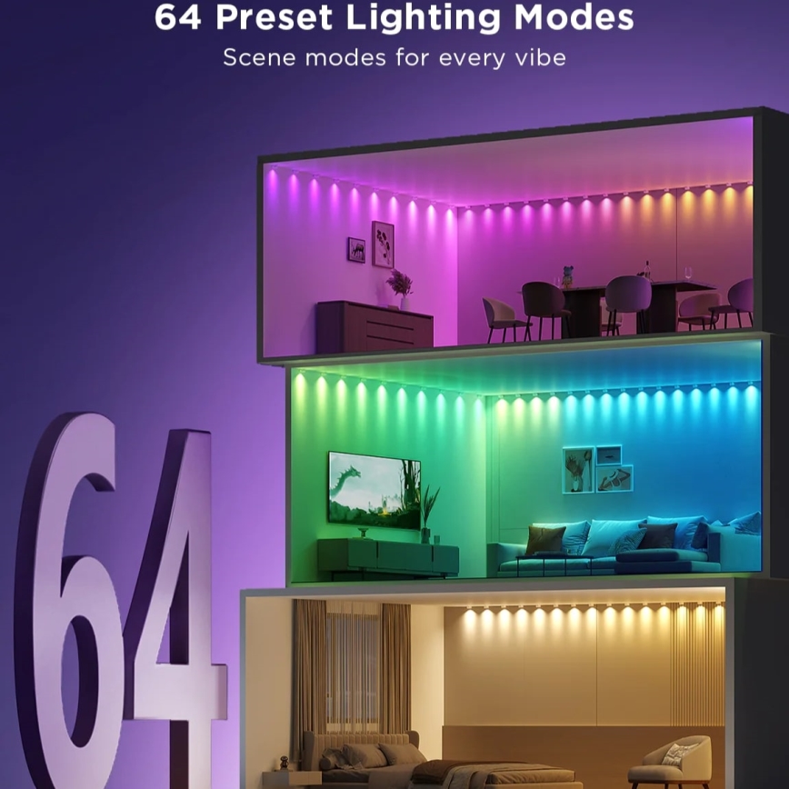 Govee - RGBIC LED Valoköynnös 3m Wi-Fi