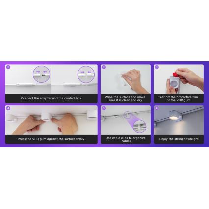 Govee - RGBIC LED Valoköynnös 3m Wi-Fi