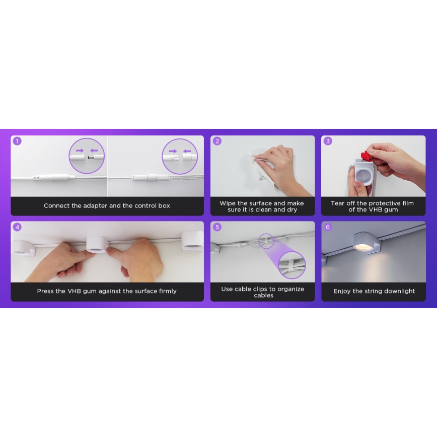 Govee - RGBIC LED Valoköynnös 3m Wi-Fi