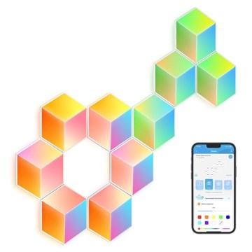 Govee - SETTI 10x LED-valo Glide Hexa Pro LED Smart RGBIC Wi-Fi