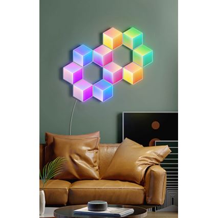 Govee - SETTI 10x LED-valo Glide Hexa Pro LED Smart RGBIC Wi-Fi