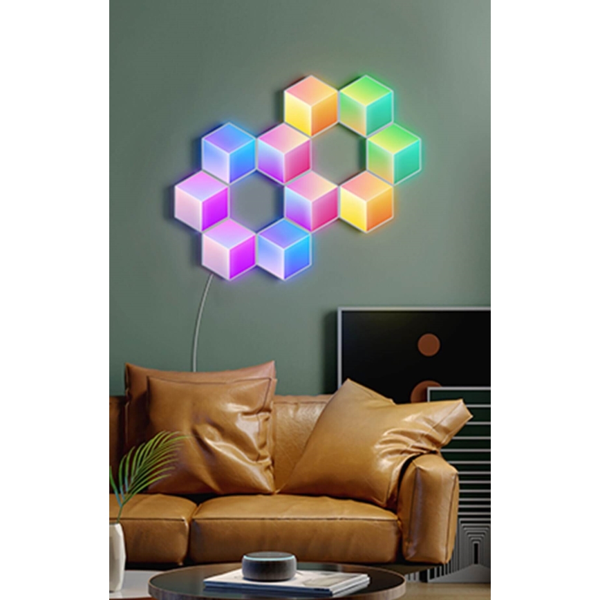 Govee - SETTI 10x LED-valo Glide Hexa Pro LED Smart RGBIC Wi-Fi