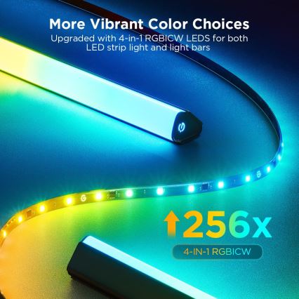 Govee - SETTI 2x Backlight TV 55-65" SMART LED taustavalo RGBICW Wi-Fi