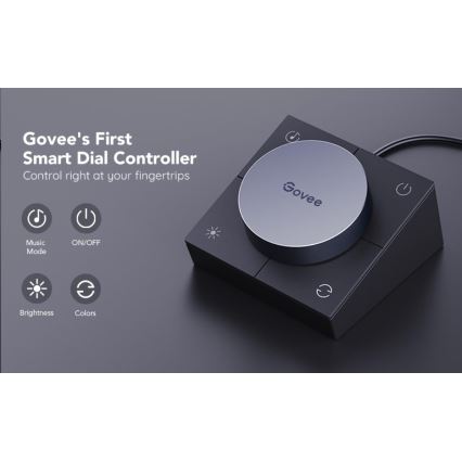 Govee - SETTI 2x Smart Gaming Wi-Fi LED RGBIC Panels + Smart Dual + kauko-ohjaus