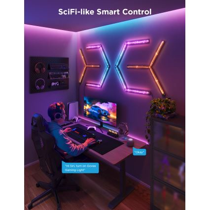 Govee - Smart Gaming (4+1) seinävalaisin RGBIC Wi-Fi