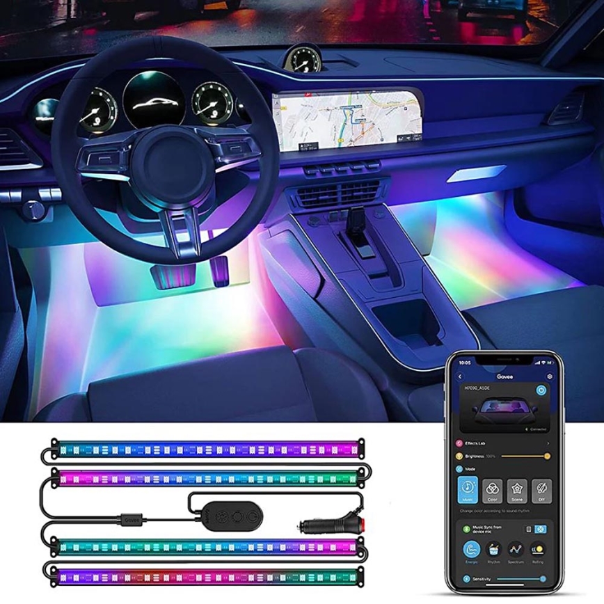 Govee - Smart LED auto valonauhat - RGBIC