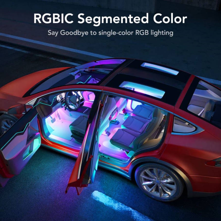 Govee - Smart LED auto valonauhat - RGBIC