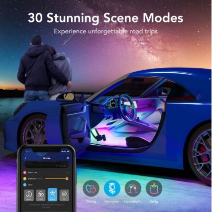 Govee - Smart LED auto valonauhat - RGBIC