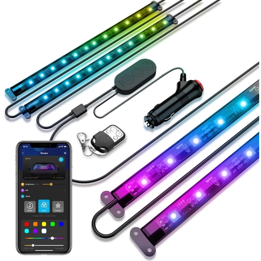 Govee - Smart LED auto valonauhat - RGBIC