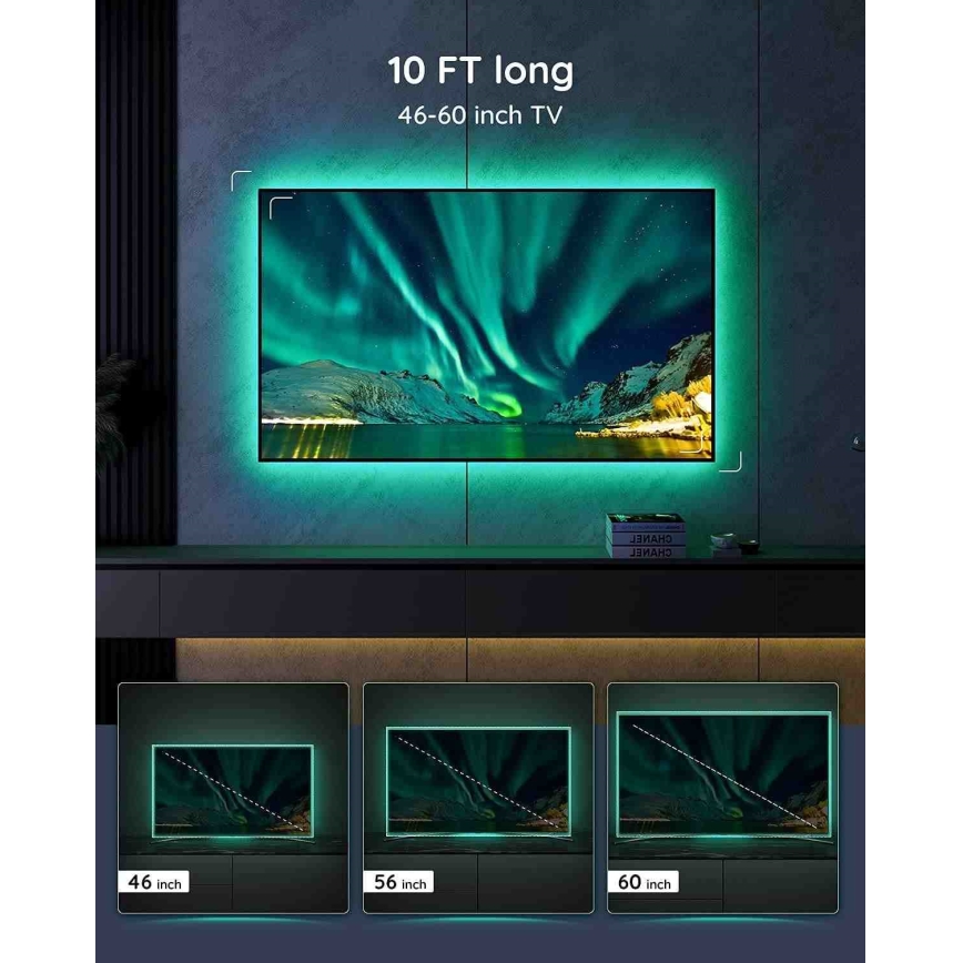Govee - TV 46-60" SMART LED taustavalo RGB