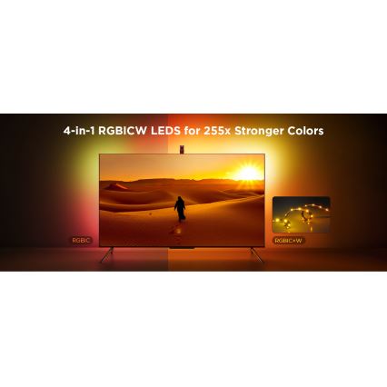 Govee - TV Backlight 3 Lite TV 55-65" SMART LED taustavalo RGBICW Wi-Fi IP67 + kauko-ohjaus
