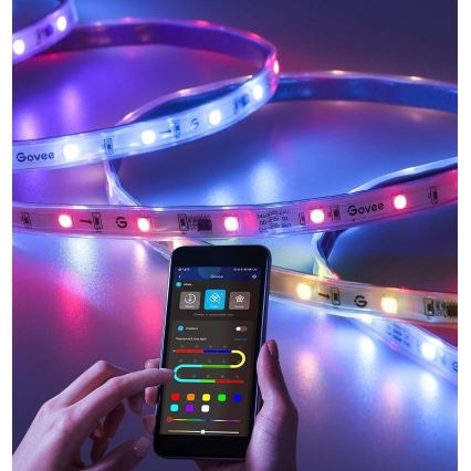 Govee - Ulkotila Pro SMART RGBICWW ulko LED-nauha 10m 2700-6500K Wi-Fi IP65