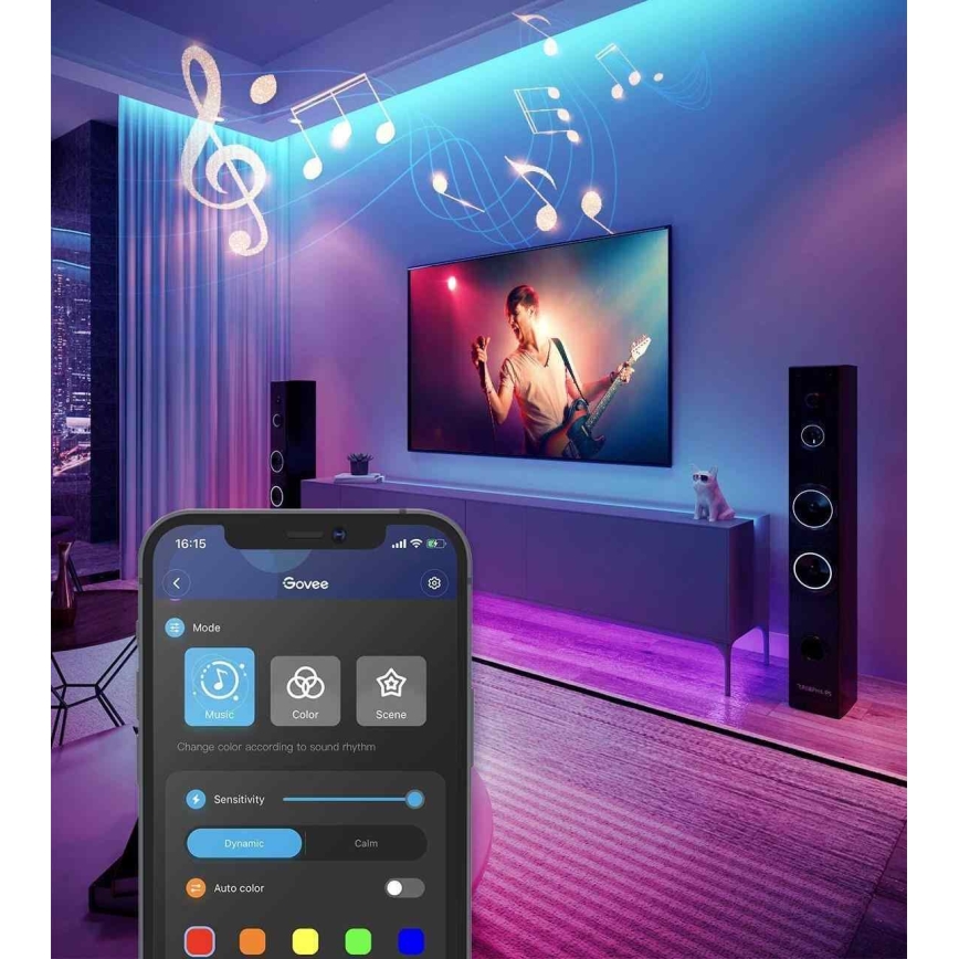 Govee - Wi-Fi RGB Smart LED-nauha 5m