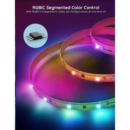 Govee - Wi-Fi RGBIC PRO Smart LED-nauha 10m