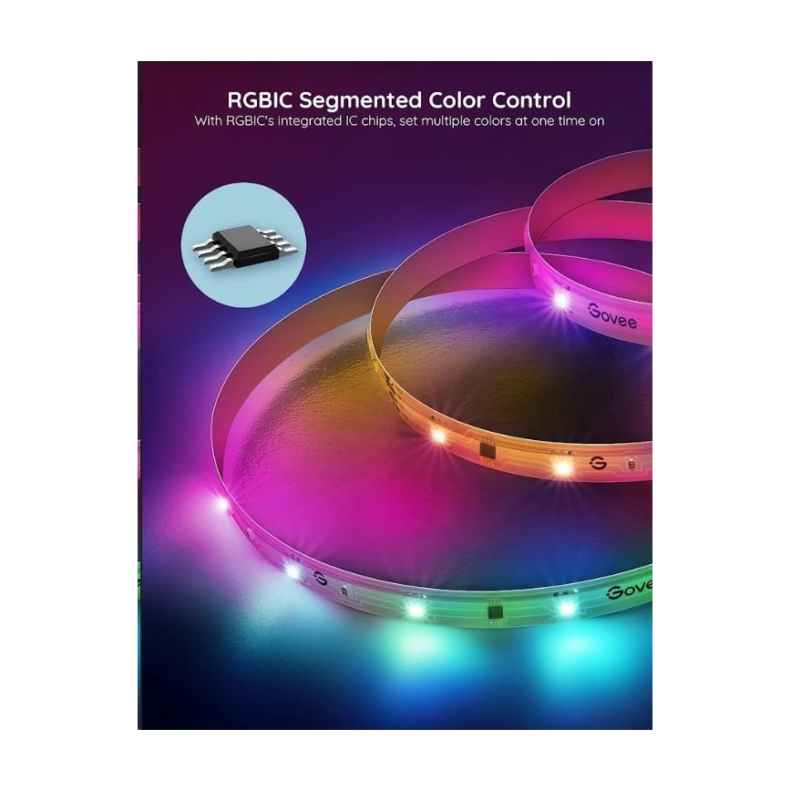 Govee - Wi-Fi RGBIC PRO Smart LED-nauha 10m