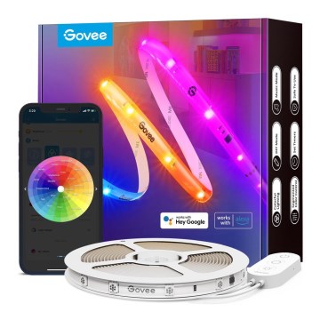 Govee - Wi-Fi RGBIC Smart PRO LED-nauha 5m - erityisen kestävä