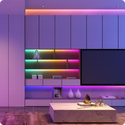 Govee - Wi-Fi RGBIC Smart PRO LED-nauha 5m - erityisen kestävä