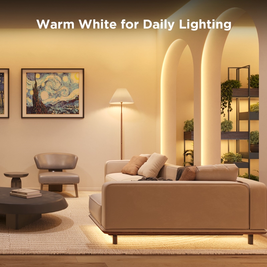 Govee - Wi-Fi RGBICW Smart PRO LED-nauha 5m MATTER  - erityisen kestävä