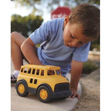 Green Toys - School bus keltainen/musta
