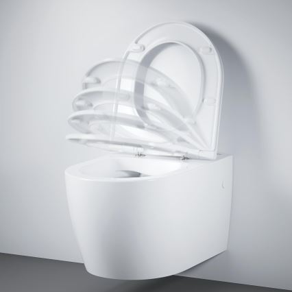 GROHE 103848SH00 - Seinään asennettava WC START ROUND CERAMIC 368 × 543 mm valkoinen
