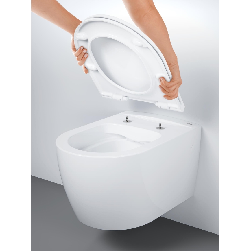 GROHE 103848SH00 - Seinään asennettava WC START ROUND CERAMIC 368 × 543 mm valkoinen
