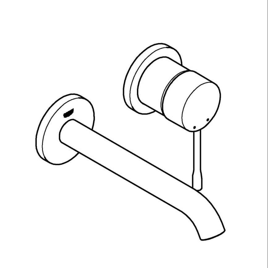 GROHE 19408GN1 - ESSENCE 183 mm pesuallashana, kultainen