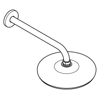 GROHE 26412000 - TEMPESTA 210 286 mm sadesuihku, kiiltävä kromi