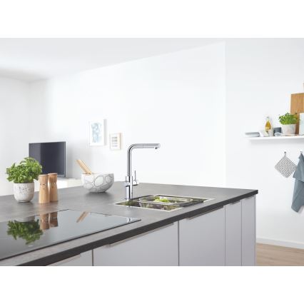 GROHE 31539000 - Keittiöhana BLUE HOME L-muotoinen juoksuputki kiiltävä kromi