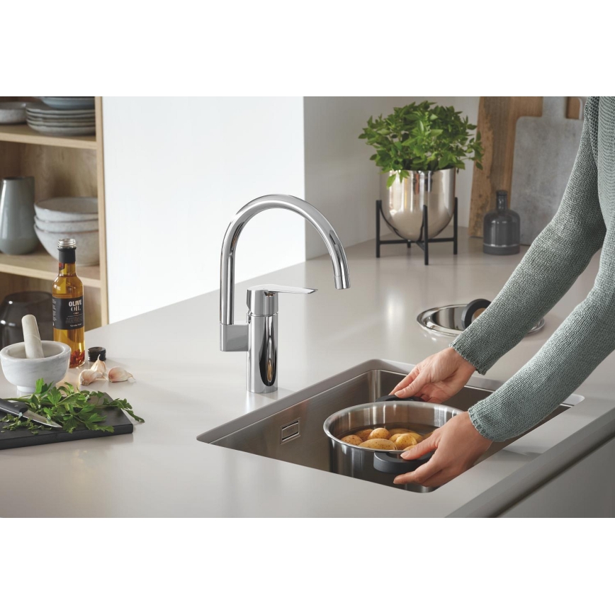 GROHE 31574SD1 - Keittiöallas K700U 550 x 450 mm ruostumaton teräs