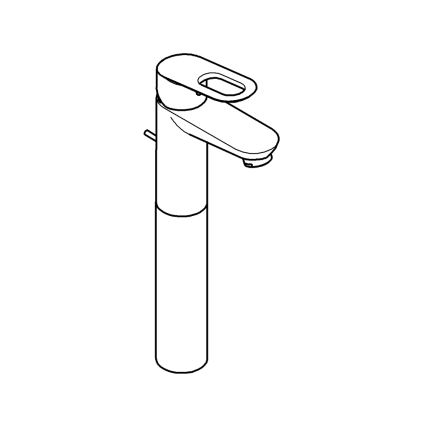 GROHE 32856000 - Pesuallashana BAULOOP 12” kiiltävä kromi