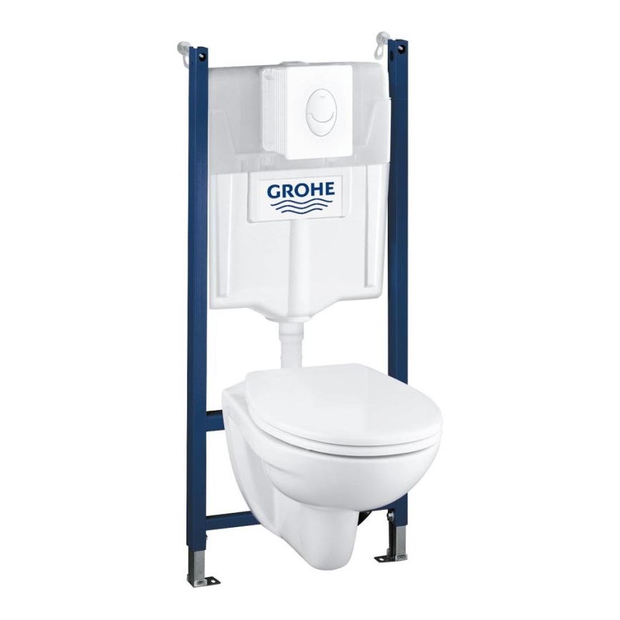 GROHE 39116000 - 4-in-1-setti SOLIDO COMPACT 1,13 m durovalkoinen
