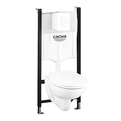 GROHE 39116000 - 4-in-1-setti SOLIDO COMPACT 1,13 m durovalkoinen